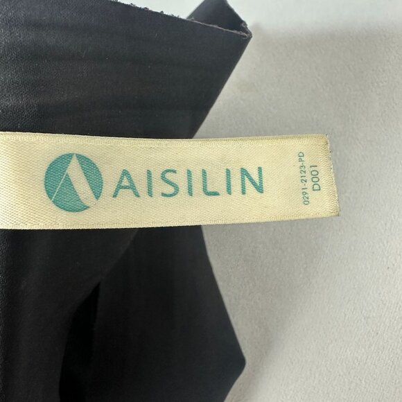 Aisilin Black Full Coverage Underwire Bra Gold Front Clasp Closure 44D - Picture 5 of 7